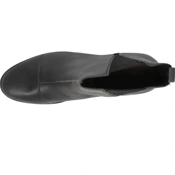 Toms • Esme • Black Leather • Booties - Picture 4 of 10